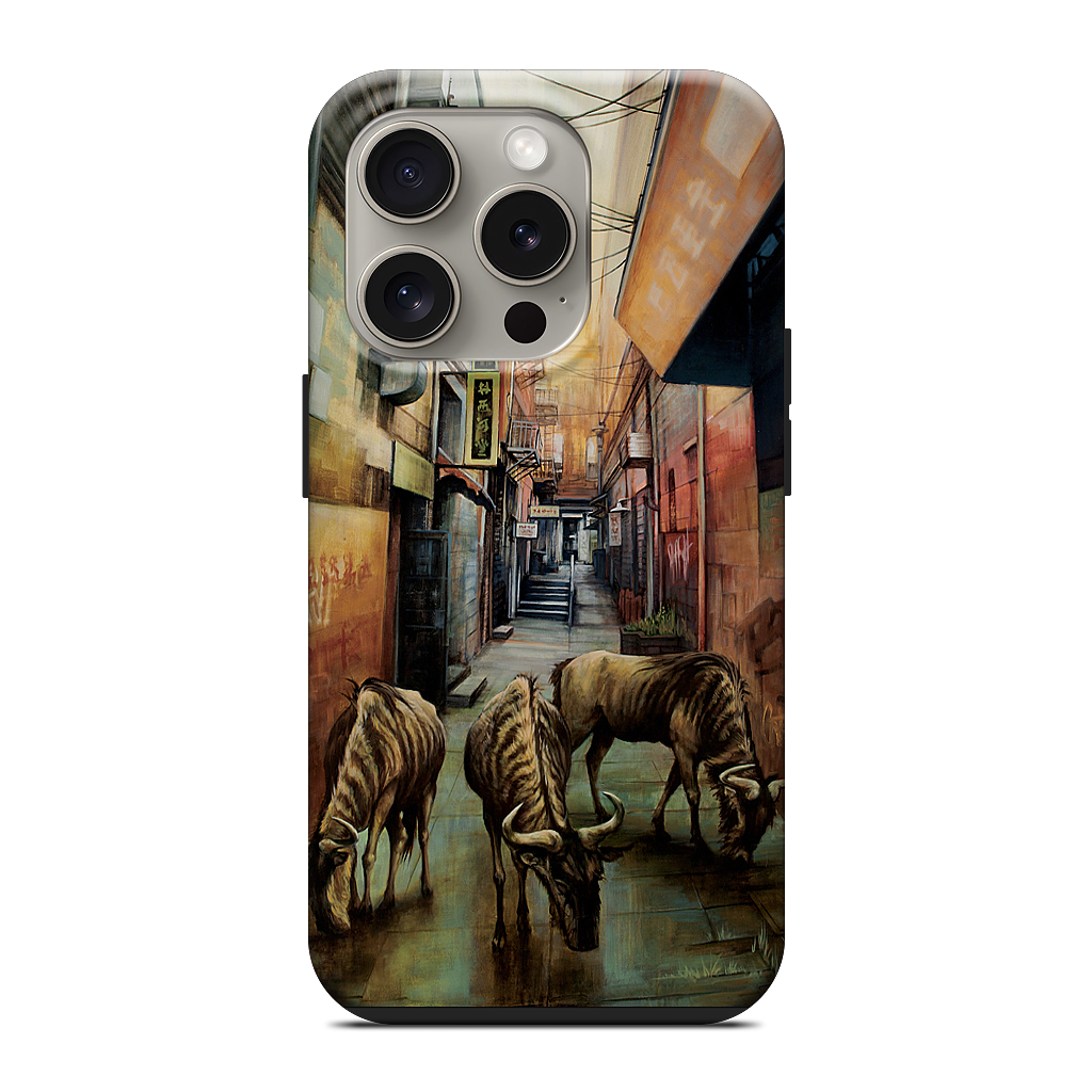"Street of Three Beasts" -Levinson iPhone Case