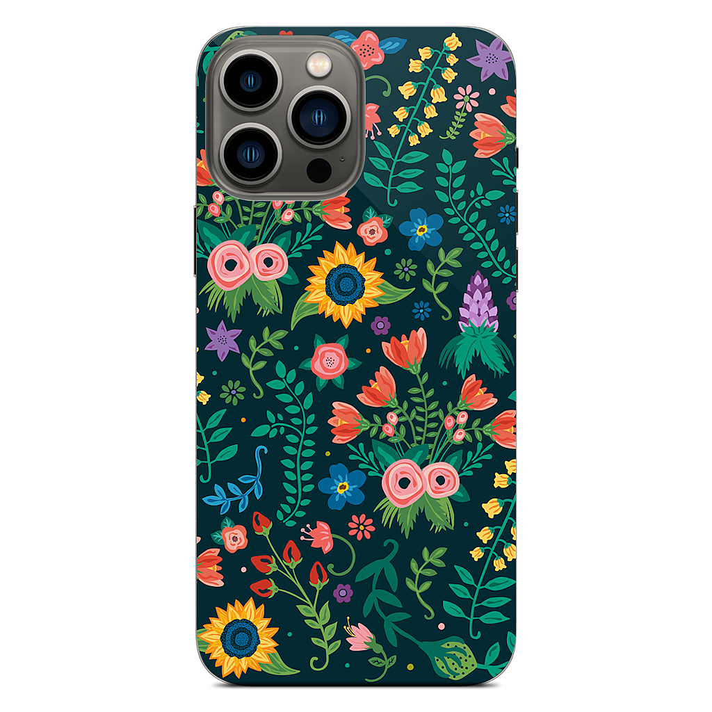 Floral Heart iPhone Skin