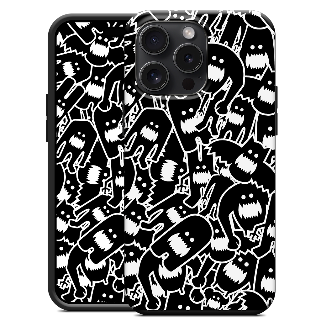 Monster Collage 2 iPhone Case