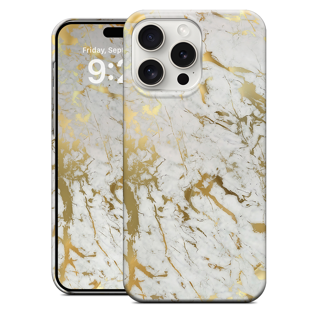 Gold Marble iPhone Case