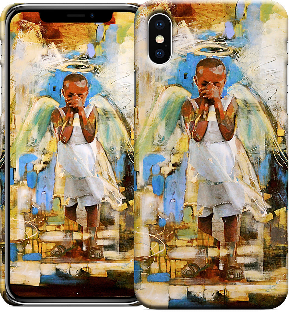 Shy Angel iPhone Case