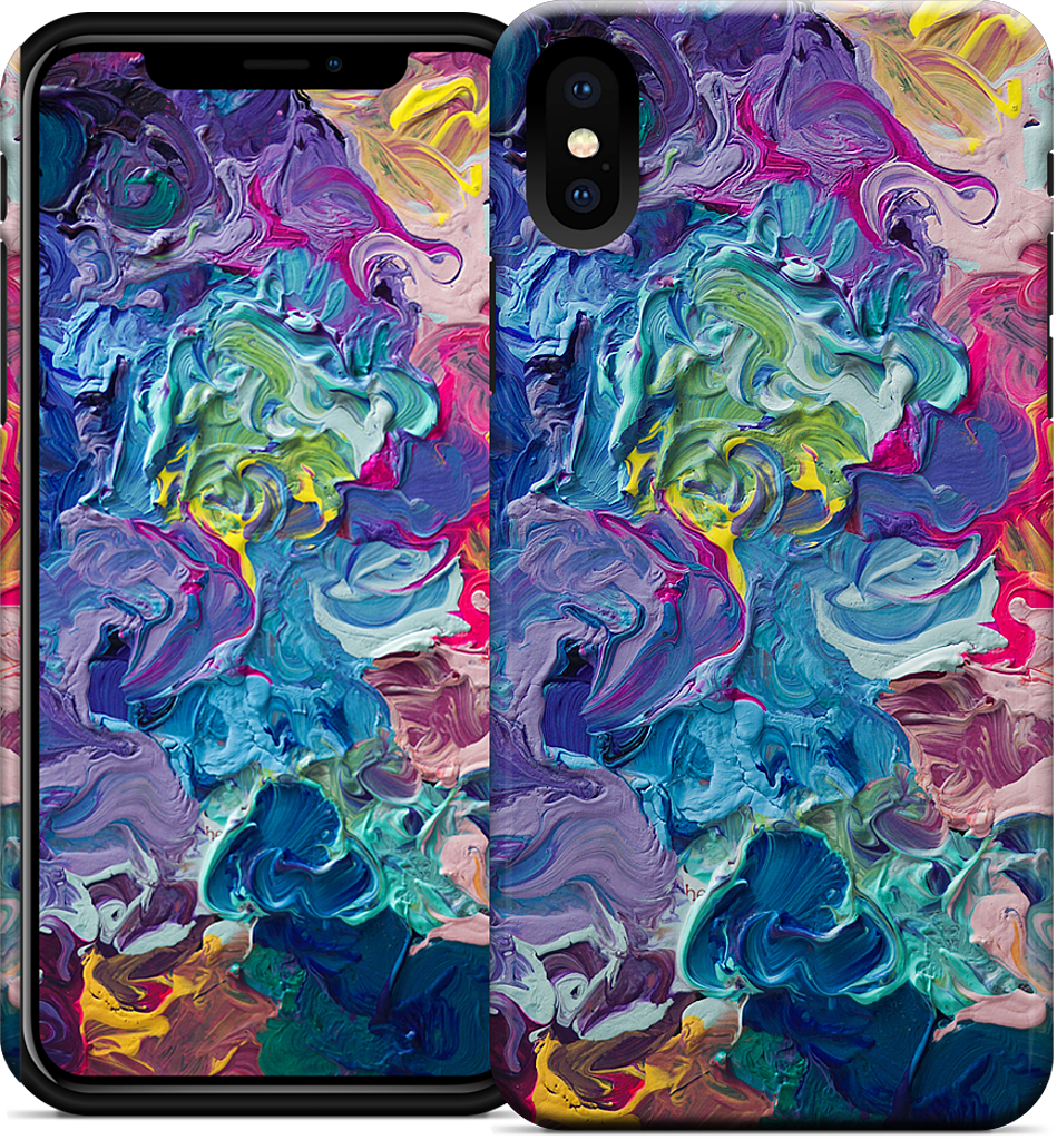 Rainbow Flow Abstract iPhone Case