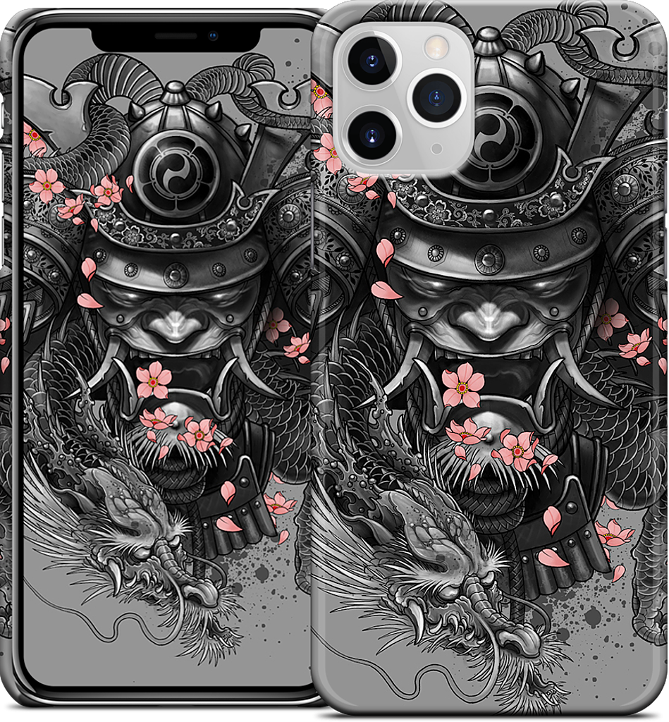 Samurai Dragon iPhone Case