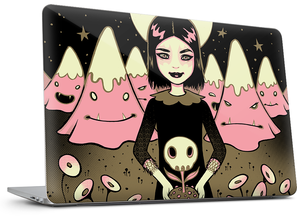 Moon Girl MacBook Skin