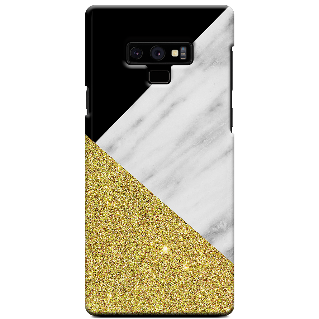 Gold and Real Italian Marble Collage Samsung Case