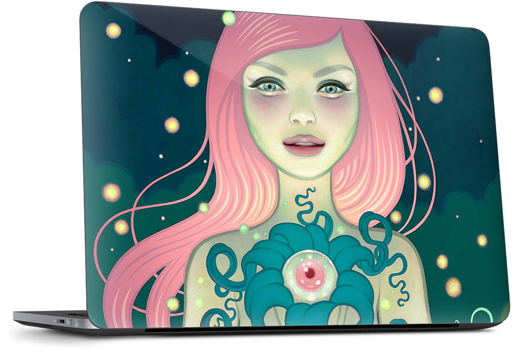 Midnight Bloom Dell Laptop Skin