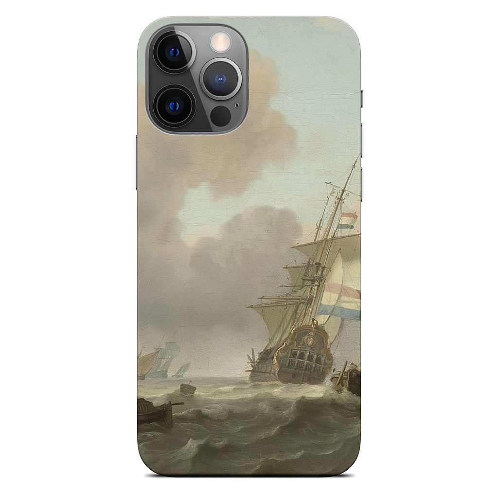 Ships in Choppy Sea iPhone Skin