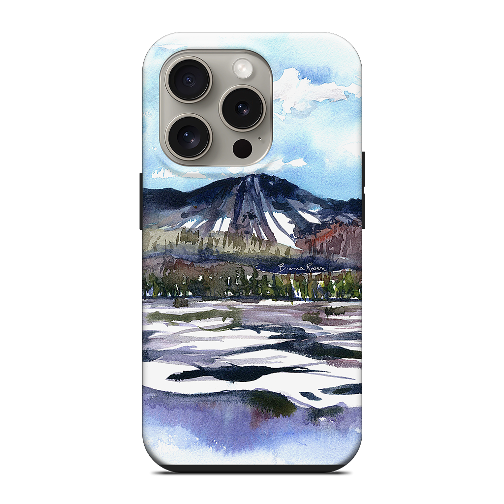 Ski Mountain iPhone Case