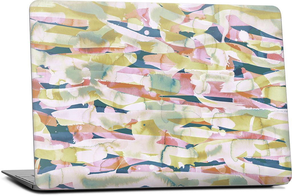 Watercolor Pastiche MacBook Skin