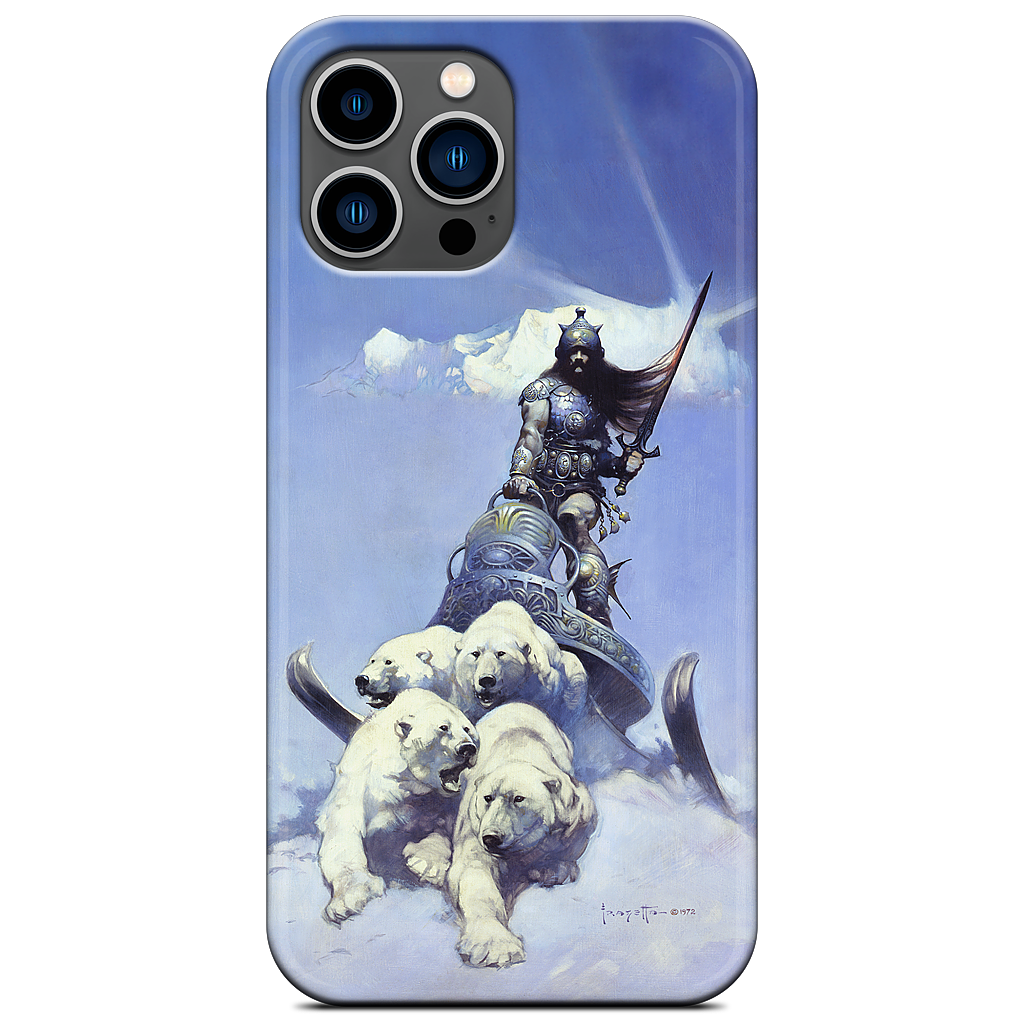 Silver Warrior iPhone Case
