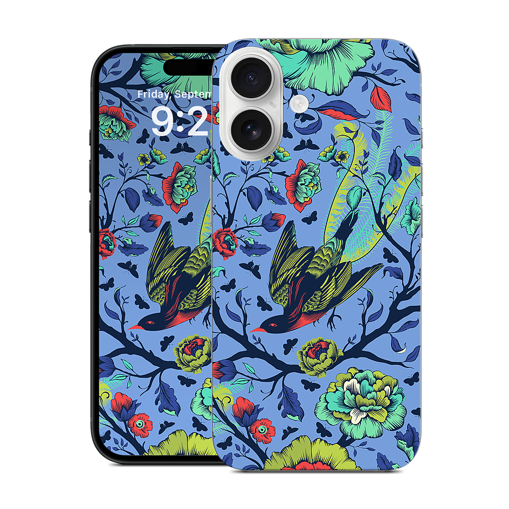 Tail Feathers Lupine iPhone Skin