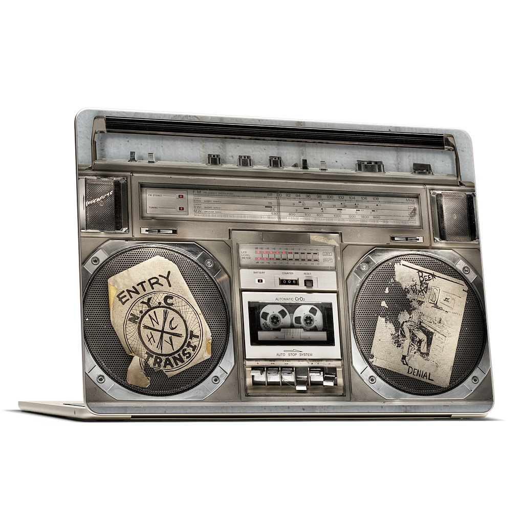 Boombox II MacBook Skin