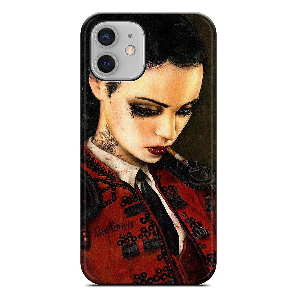 Bull Fight Her iPhone Case