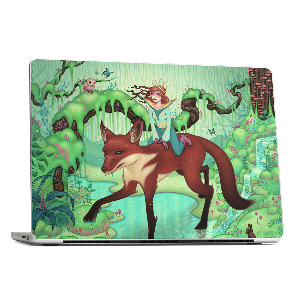 The Fox's Respite MacBook Skin