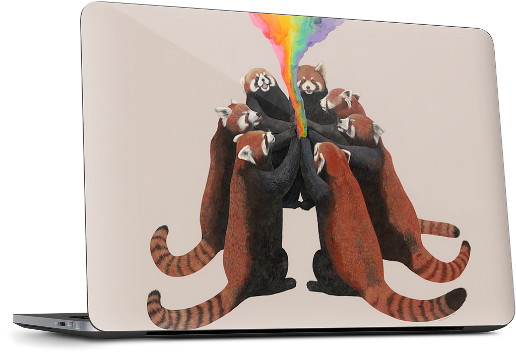 Red Pandas Dell Laptop Skin