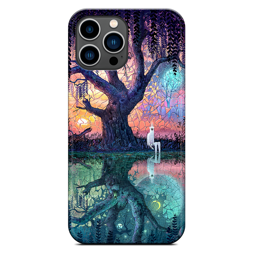 On the Banks of Broken Worlds iPhone Case