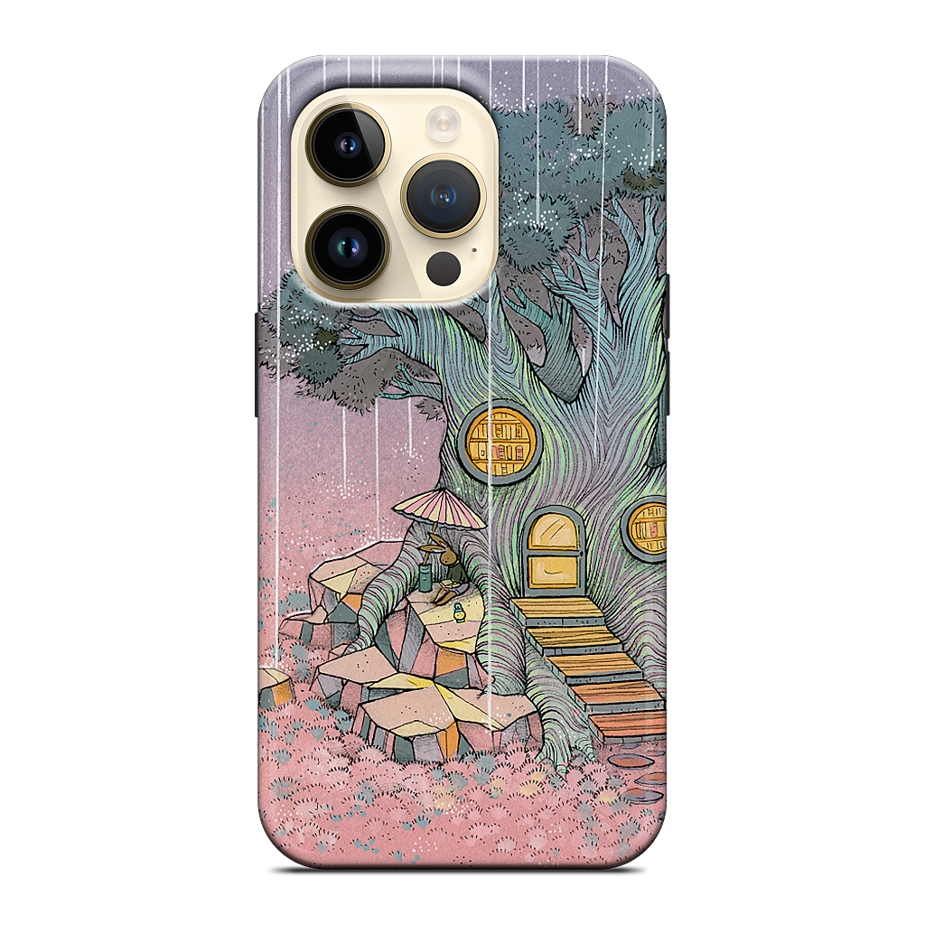 Rainy Day In The Library iPhone Case