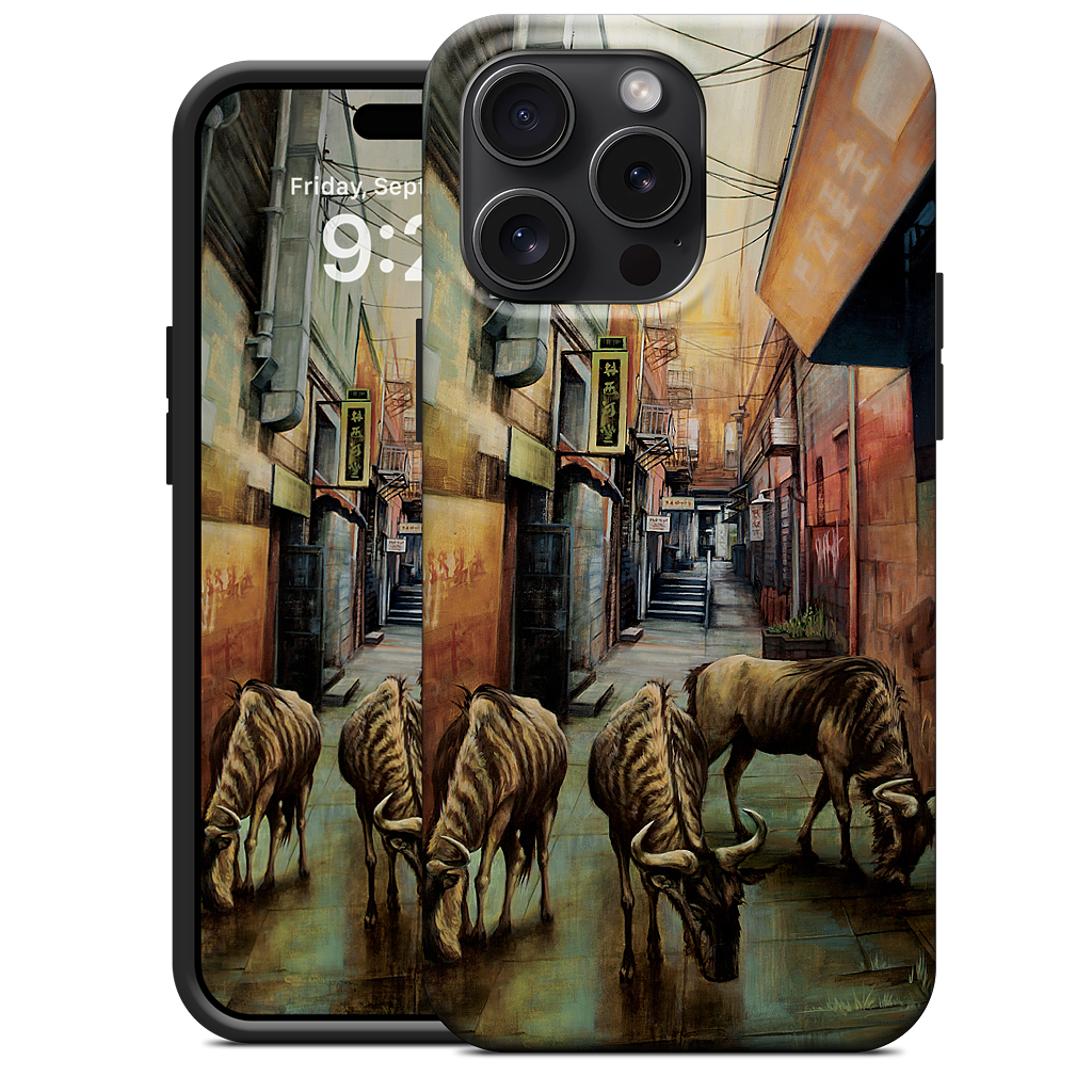 "Street of Three Beasts" -Levinson iPhone Case