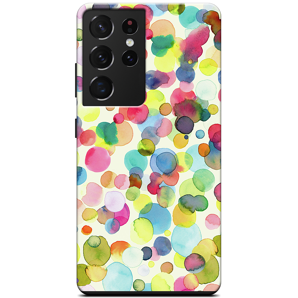 Watercolor Colorful Drops Samsung Case