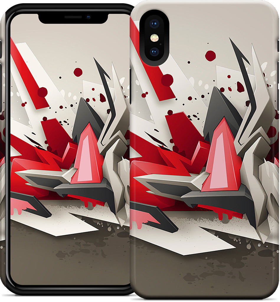Red Metal iPhone Case