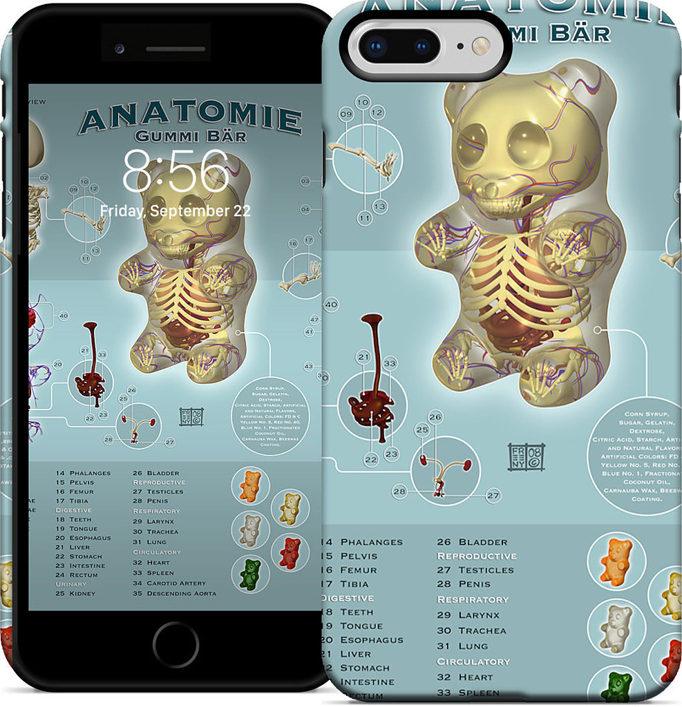 Gummi Anatomie iPhone Case