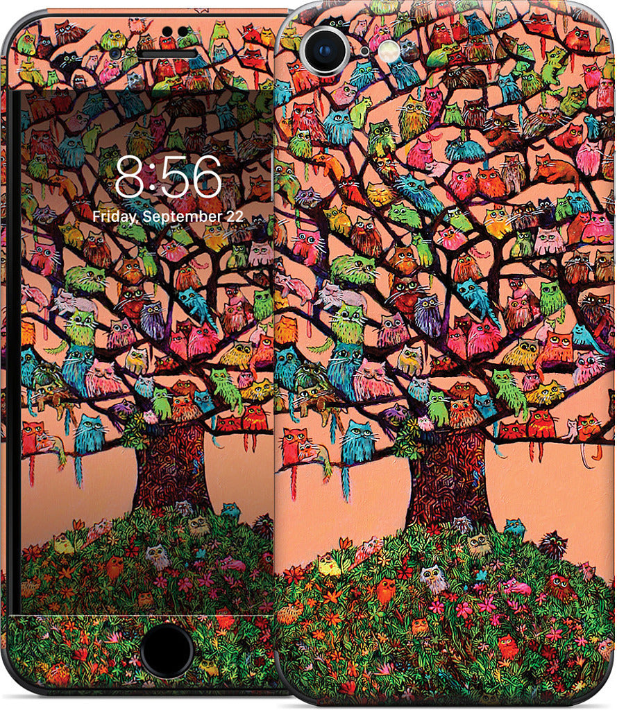 "Meau Tree" iPhone Skin