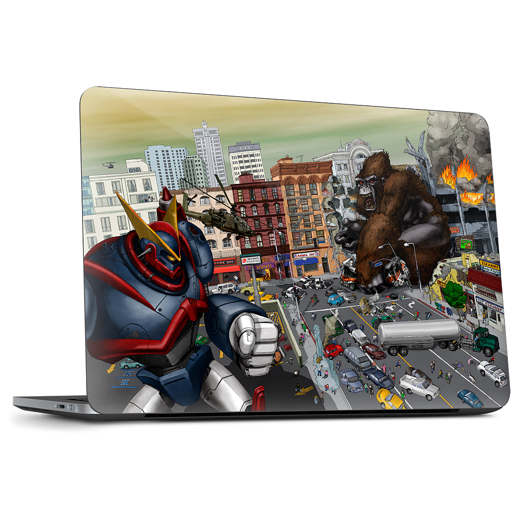 War Of The Monsters Dell Laptop Skin