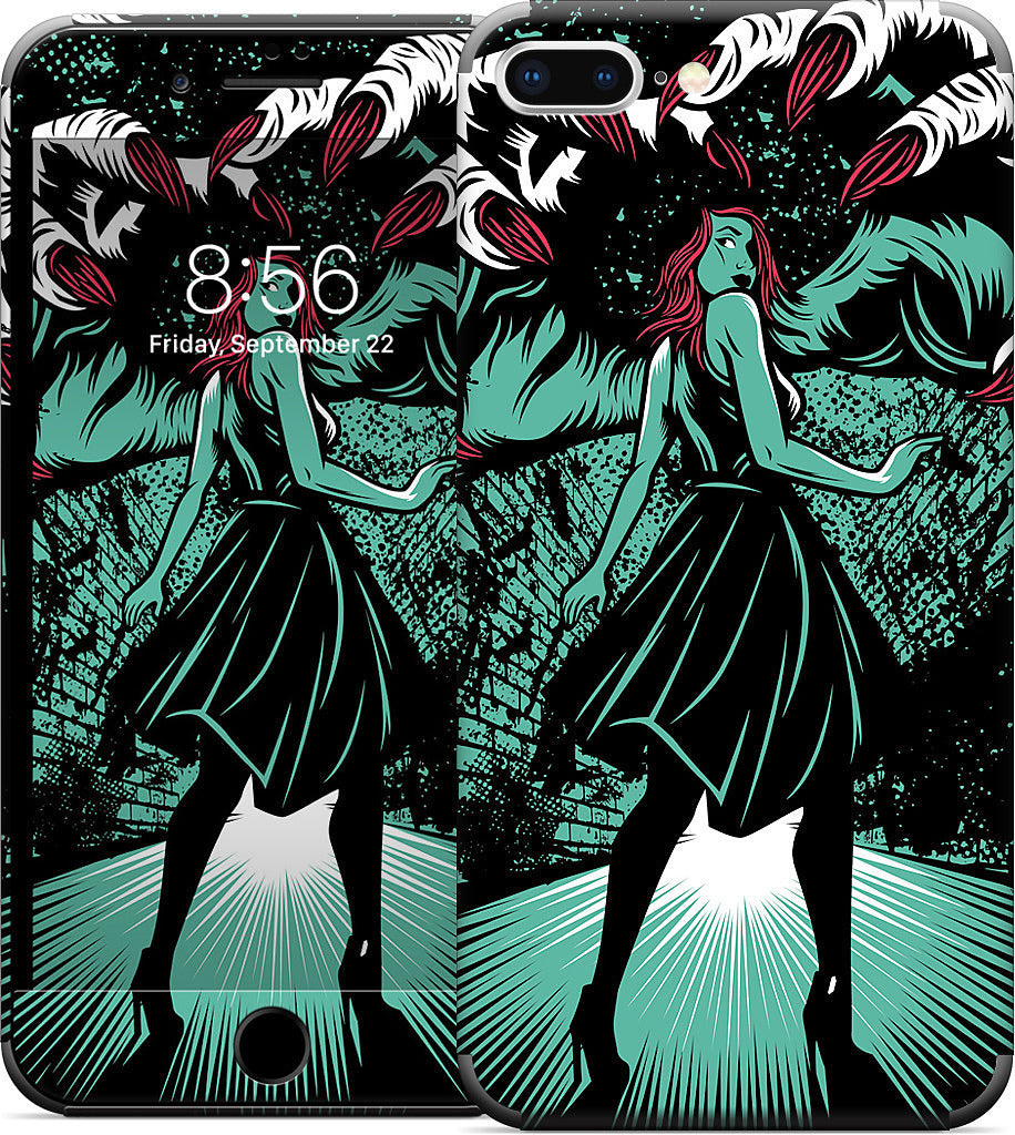 Molly vs The Zombie iPhone Skin