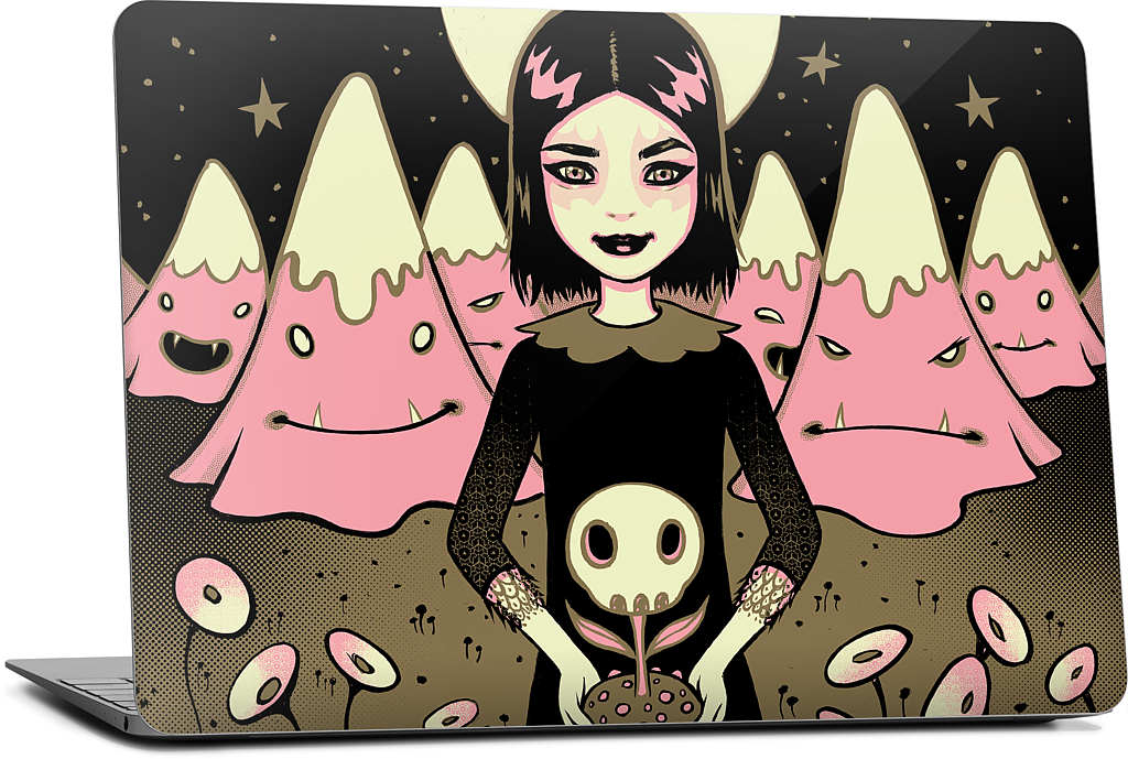 Moon Girl MacBook Skin