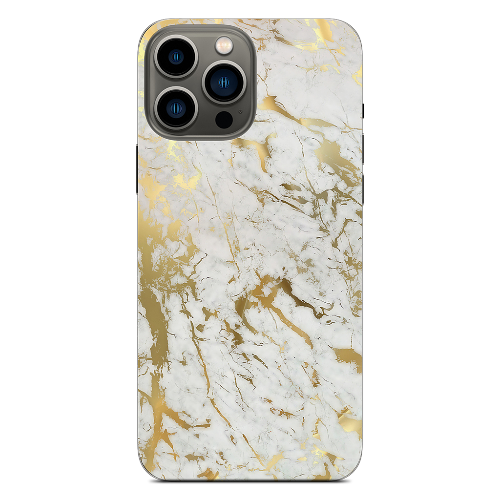 Gold Marble iPhone Skin