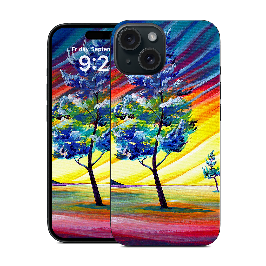 Thick Frost Sunset Glow iPhone Skin