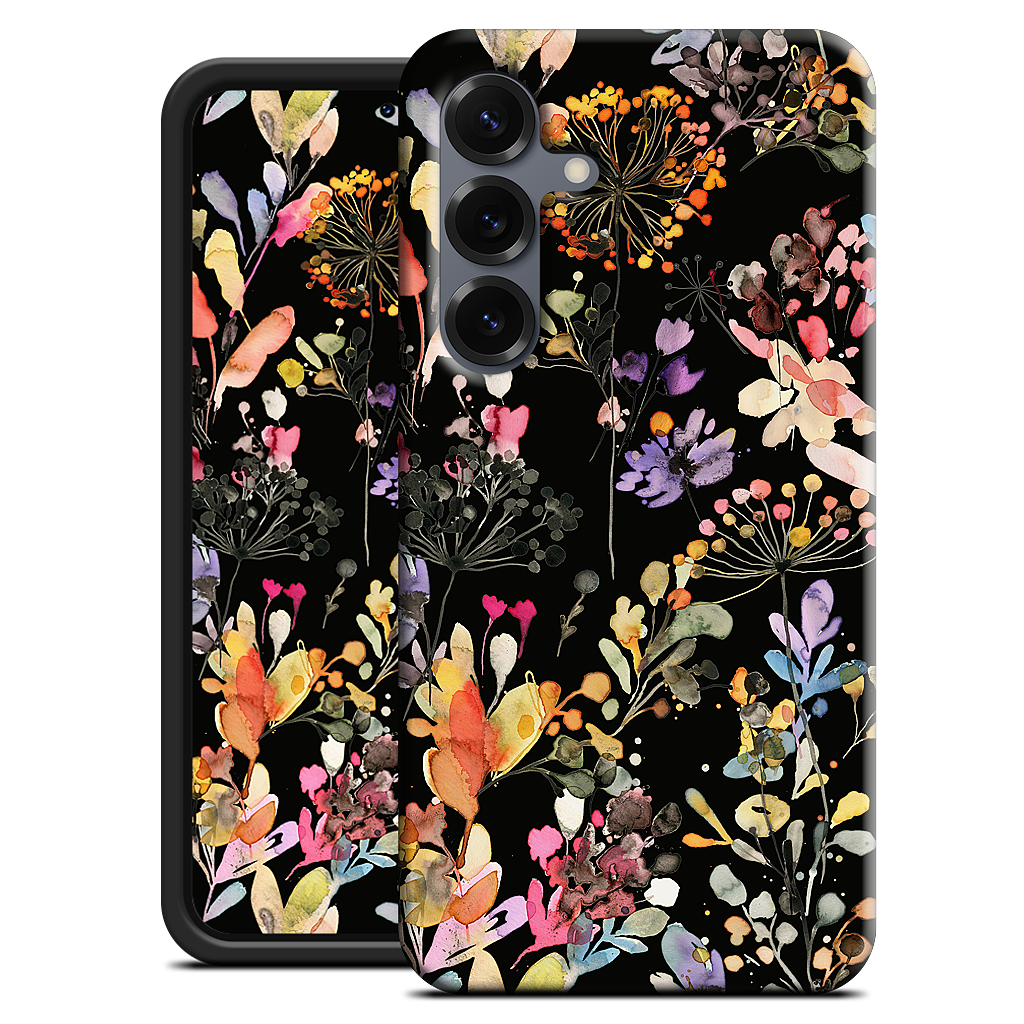 Wild Grasses (Black) Samsung Case