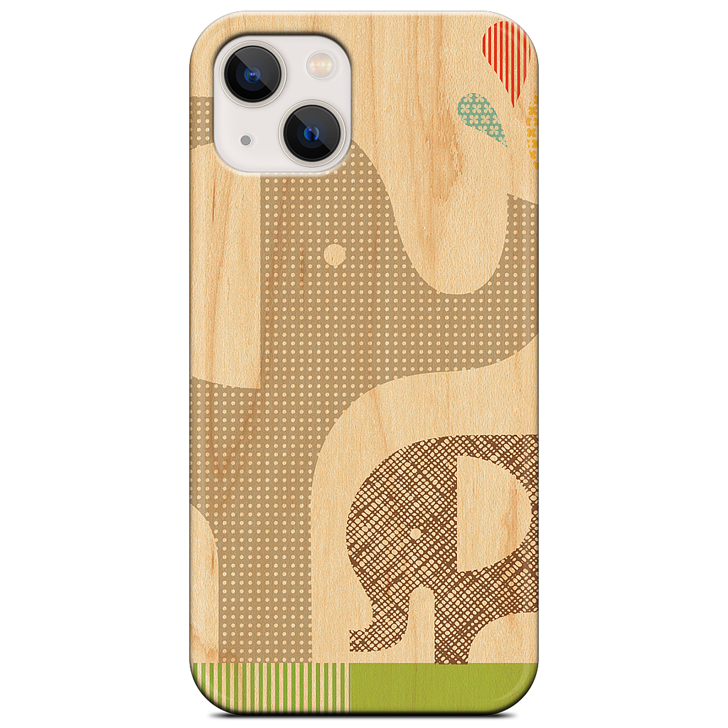 Elephant with Calf iPhone Case