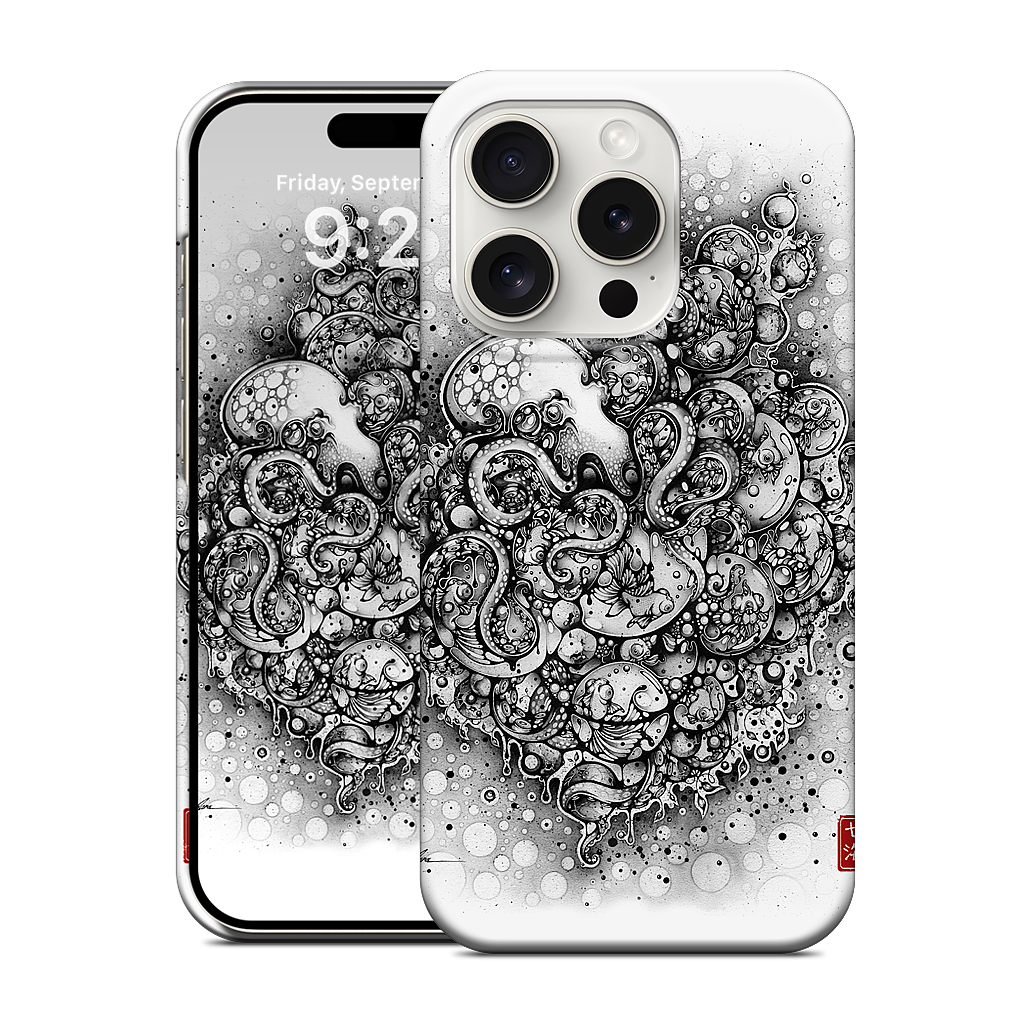 A Curious Embrace iPhone Case