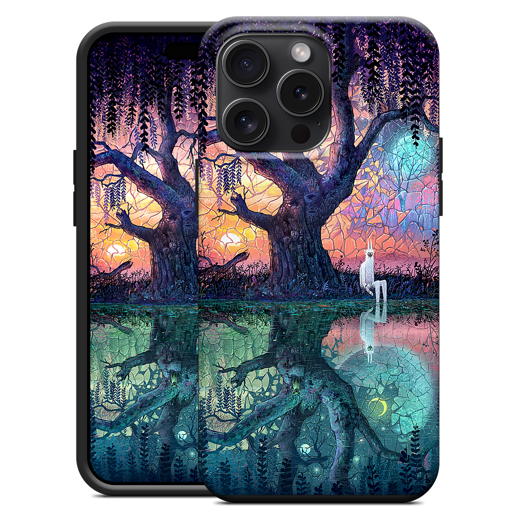 On the Banks of Broken Worlds iPhone Case