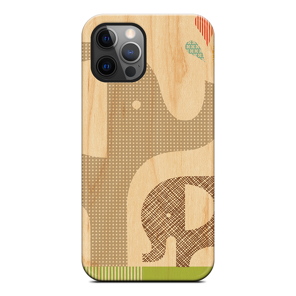 Elephant with Calf iPhone Case