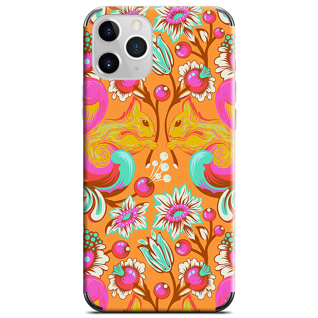 Squirrel Begonia iPhone Skin
