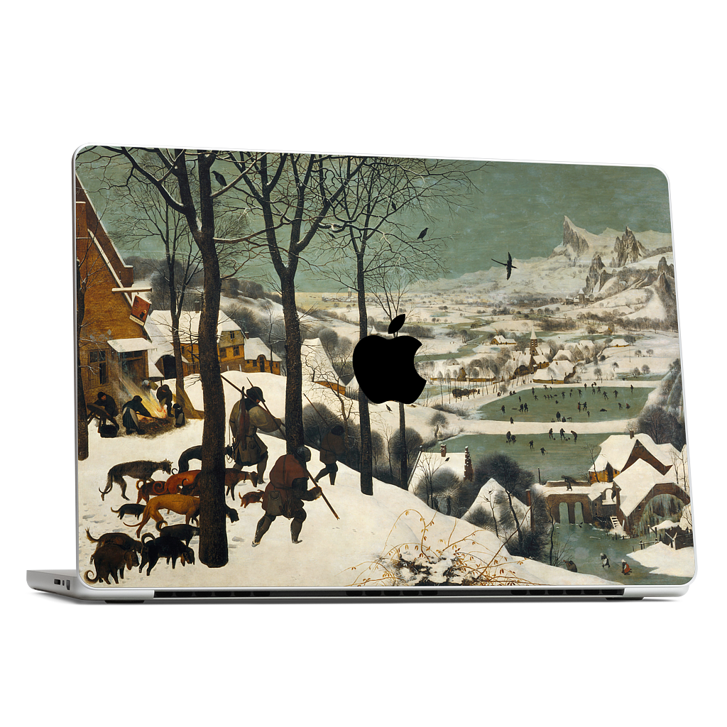 Hunters in the Snow MacBook Skin