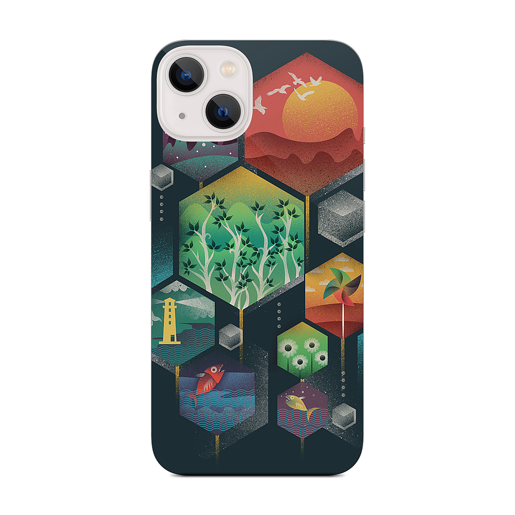 Geometrical Wonders iPhone Skin