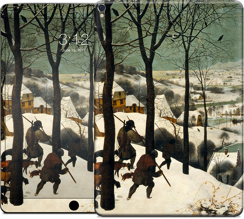 Hunters in the Snow iPad Skin