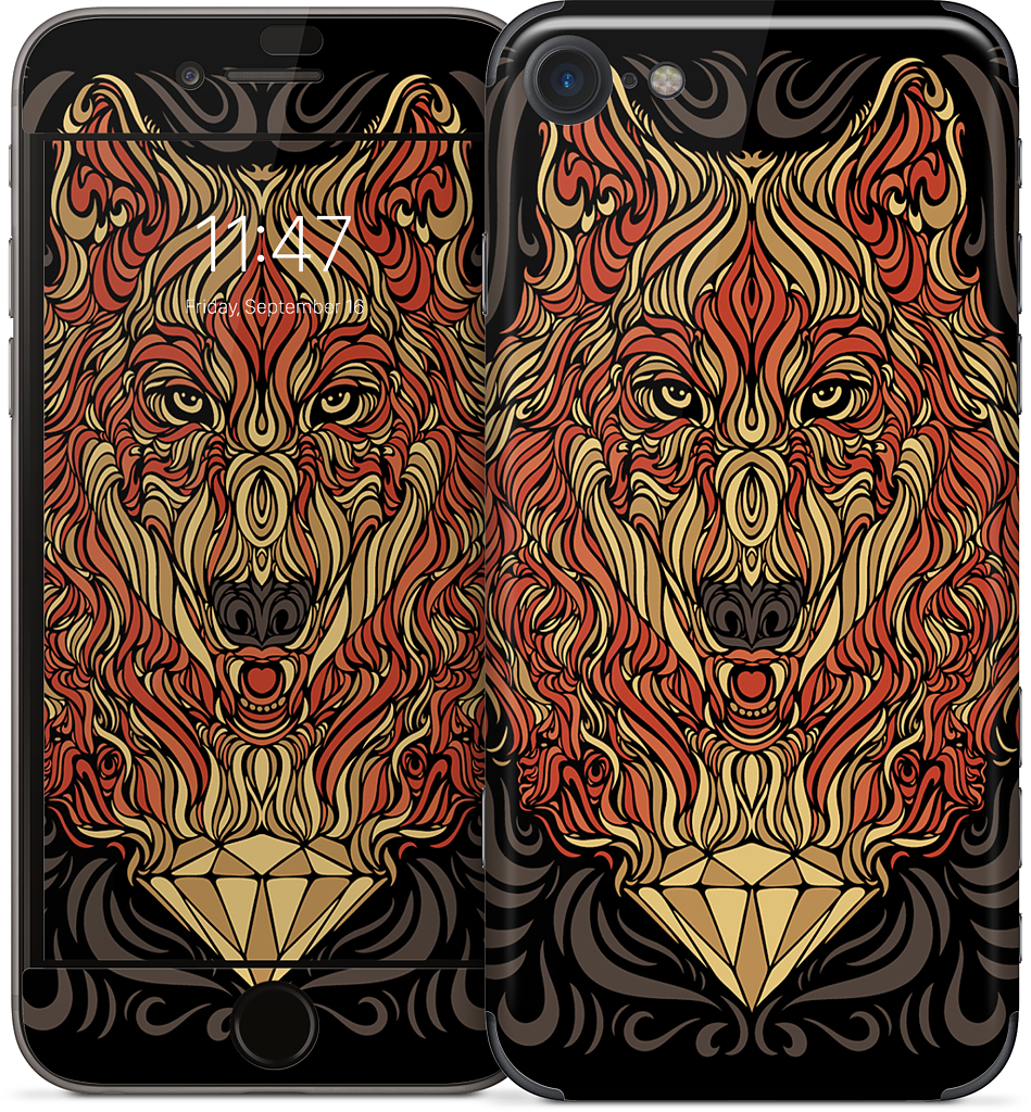 The Lone Wolf iPhone Skin