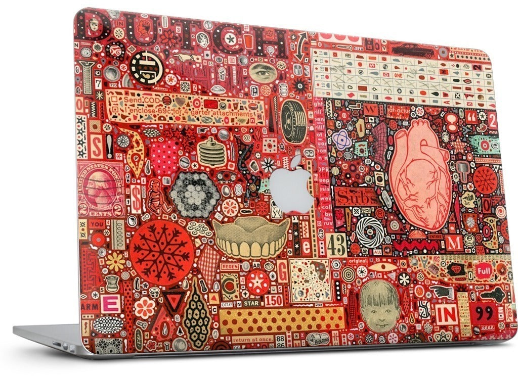 Big Numbers - Heart and Teeth MacBook Skin
