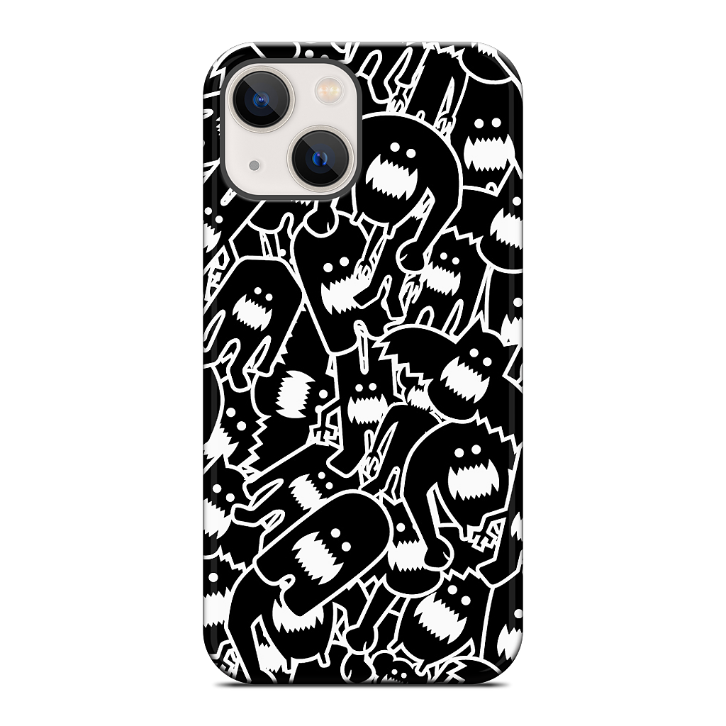 Monster Collage 2 iPhone Case