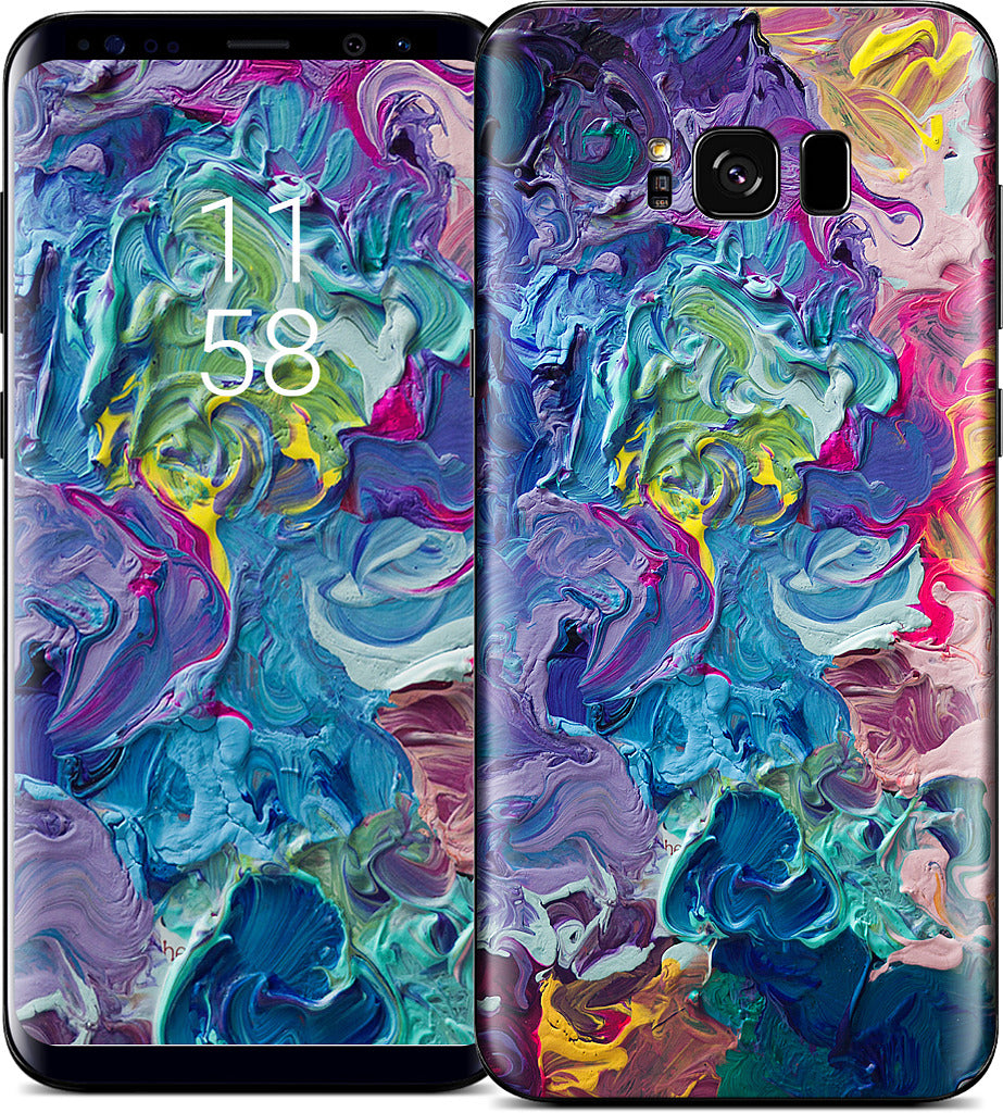 Rainbow Flow Abstract Samsung Skin