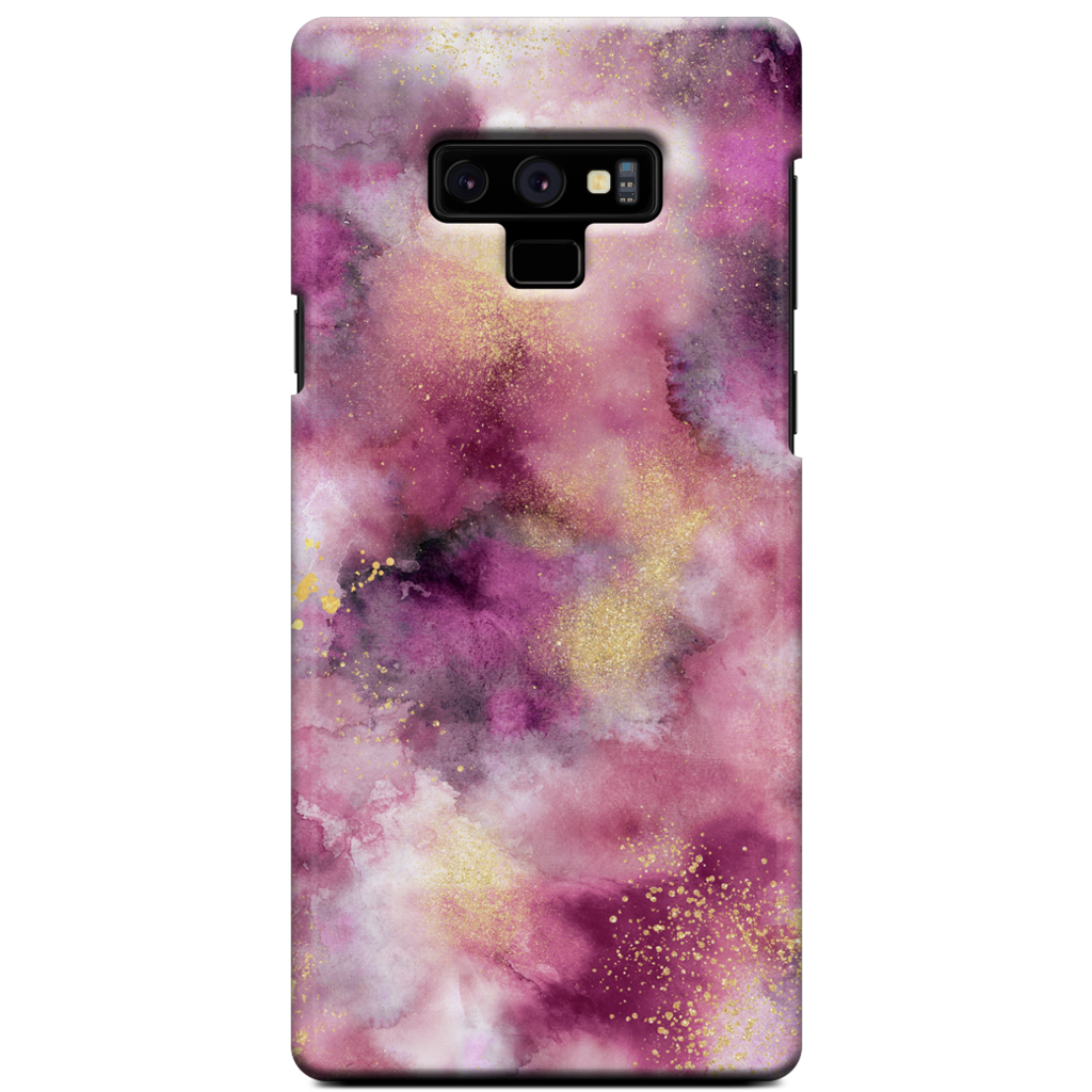 Watercolor Marble Pink Gold Samsung Case