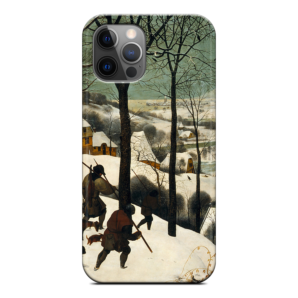 Hunters in the Snow iPhone Case