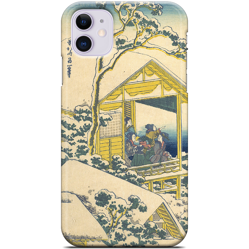 Morning After the Snow at Koishikawa in Edo (Koishikawa yuki no ashita) iPhone Case