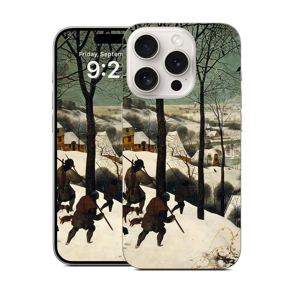 Hunters in the Snow iPhone Skin