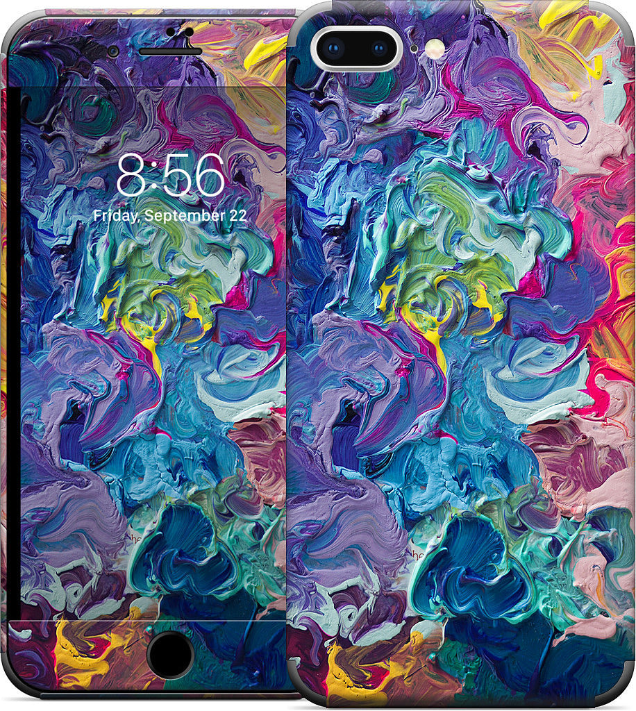 Rainbow Flow Abstract iPhone Skin