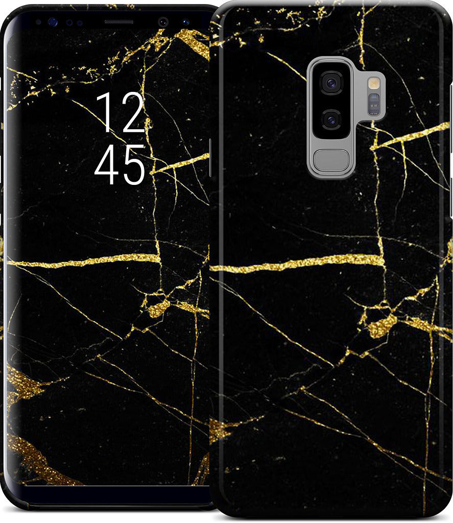 Black and Gold Marble Samsung Case